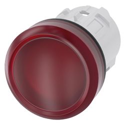 Siemens Leuchtmelder 3SU1001-6AA20-0AA0 rund glatt hoch IP67/IP69K 22,3mm Kun... SIEMENS-3SU10016AA200AA0 4011209946361 (Abb. 1)
