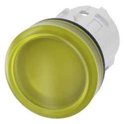 Siemens Leuchtmelder 3SU1001-6AA30-0AA0, 22,3mm, rund, gelb, Linse hoch, Kuns... SIEMENS-3SU10016AA300AA0 4011209946279 (Abb. 1)