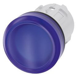 Siemens Leuchtmelder 3SU1001-6AA50-0AA0 rund blau glatt hoch 22,3mm IP67/IP69... SIEMENS-3SU10016AA500AA0 4011209946293 (Abb. 1)