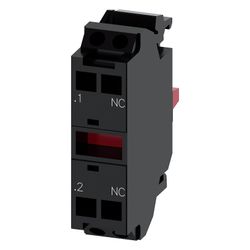 Siemens Kontaktmodul 3SU1400-1AA10-3CA0 mit 1 Öffner Federzuganschluss Frontb... SIEMENS-3SU14001AA103CA0 4011209950900 (Abb. 1)