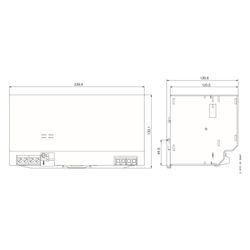 Siemens SITOP modular 40 Laststromversorgung 24V 40A 960W IP20 240x125x125mm 6EP1... SIEMENS-6EP14373BA00 4025515150619 (Abb. 1)