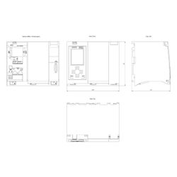 Siemens SIMATIC S7-1500 CPU 1517-3 PN/DP Zentralbaugruppe modular 19,2-28,8V ... SIEMENS-6ES75173AP000AB0 4047623403890 (Abb. 1)