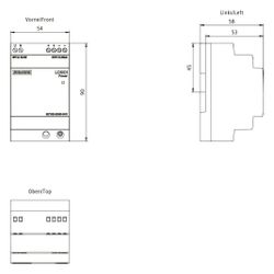 Siemens LOGO!Power Stromversorgung 24V 2,5A 60W IP20 90x54x53mm 6EP33326SB000... SIEMENS-6EP33326SB000AY0 4025515154853 (Abb. 1)