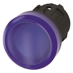Siemens Leuchtmelder 3SU1001-6AA50-0AA0 rund blau glatt hoch 22,3mm IP67/IP69... SIEMENS-3SU10016AA500AA0 4011209946293 (Abb. 1)