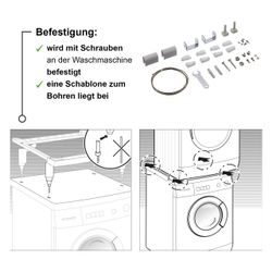 Siemens Verbindungssatz WZ11410 für Trockner Rahmen T24 55x59,5cm... SIEMENS-WZ11410 4242003641866 (Abb. 1)