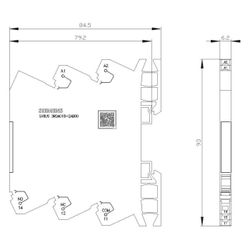 Siemens Ausgangskoppler 3RQ4018-2AB00, 1 Wechsler, LED-Anzeige, 110V AC/DC, 6,2x9... SIEMENS-3RQ40182AB00 4047621118475 (Abb. 1)