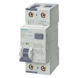 Siemens FI/LS-Schutzeinrichtung 5SU1354-6KK06 Typ A 6A B 230V 2-polig 2TE... SIEMENS-5SU13546KK06 4001869307718 (Abb. 1)