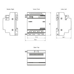 Siemens LOGO!8 DM16 24 Erweiterungsmodul 8DE/8DA Transistor 24V DC 6ED10551CB... SIEMENS-6ED10551CB100BA2 4034106029487 (Abb. 1)