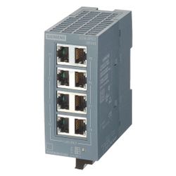 Siemens SCALANCE XB008 Industrial Ethernet Switch unmanaged 8x RJ45 100x45x87... SIEMENS-6GK50080BA101AB2 4047622598368 (Abb. 1)