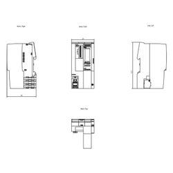 Siemens SIMATIC ET 200SP IM 155-6PN Standard Interface-Modul 117x50x74mm IP20... SIEMENS-6ES71556AU010BN0 4047623408147 (Abb. 1)