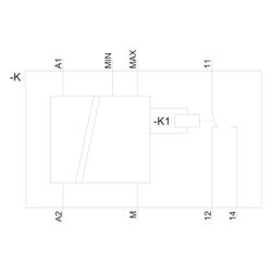 Siemens Füllstandsüberwachungsrelais 3UG5501-1AW30 1 Wechsler 24-240V AC/DC Schra... SIEMENS-3UG55011AW30 4047621114064 (Abb. 1)
