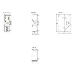Siemens SIMATIC S7-1200 Kommunikationsmodul CM 1241 RS422/485 mit Potentialtr... SIEMENS-6ES72411CH320XB0 6940408102101 (Abb. 1)