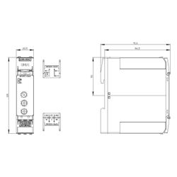 Siemens Zeitrelais SIRIUS 3RP25051BW30 Multifunktion 2 Wechsler 12-240V AC/DC Sch... SIEMENS-3RP25051BW30 4011209943513 (Abb. 1)