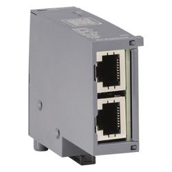 Siemens Busadapter BA 2xRJ45 für SIMATIC ET 200SP mit 2 RJ45 Buchsen 6ES71936... SIEMENS-6ES71936AR000AA0 4025515080930 (Abb. 1)