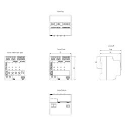 Siemens SITOP PSE200U Selektivitätsmodul 4-kanalig 24VDC 10A Schraubanschluss 80x... SIEMENS-6EP19612BA21 4025515152668 (Abb. 1)