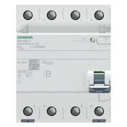 Siemens FI-Schutzschalter 5SV3646-4 Typ B 63A 300mA 4-polig 4TE 400V 5SV3646-4... SIEMENS-5SV36464 4001869549088 (Abb. 1)