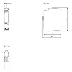 Siemens SIMATIC ET 200SP Analoges Eingangsmodul AI 4XI 2-/4-Wire Standard 16 ... SIEMENS-6ES71346GD010BA1 4047623409212 (Abb. 1)