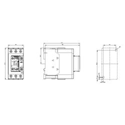 Siemens Schütz 3RT2036-1AP00 22kW 230V AC 3-polig Schraubanschluss 114x55x130mm... SIEMENS-3RT20361AP00 4011209939820 (Abb. 1)