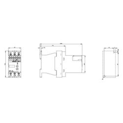 Siemens Sanftstarter SIRIUS S00 17,6A 7,5kW 200-480V 24V AC/DC IP20 3RW30181BB04... SIEMENS-3RW30181BB04 4011209719651 (Abb. 1)