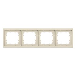Siemens DELTA style Rahmen 4fach Titanweiß 295x82mm Kunststoff glänzend 5TG1324... SIEMENS-5TG1324 4001869220383 (Abb. 1)