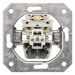 Siemens DELTA Kontrollschalter Ausschalter 1-polig Unterputz 10A 250V IP20 70x70x32mm ... SIEMENS-5TA2150 4001869038131 (Abb. 1)