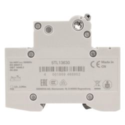 Siemens Ausschalter 5TL1 63A 3-polig 3 TE 440V 3 Schließer Einbautiefe 70mm 5TL13630... SIEMENS-5TL13630 4001869468952 (Abb. 1)