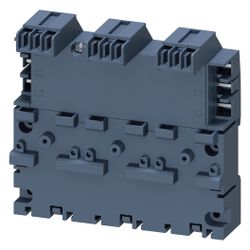 Siemens 3-Phasen-Sammelschiene SIRIUS für 3 Leistungsschalter Baugröße S00/S0 inkl. ... SIEMENS-3RV29174B 4011209719040 (Abb. 1)