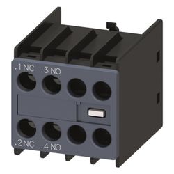 Siemens 3RH29111HA11 Hilfsschalterblock 1S+1Ö S00/S0 front Schraubanschluss... SIEMENS-3RH29111HA11 4011209829381 (Abb. 1)