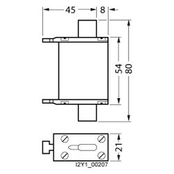 Siemens NH-Sicherungseinsatz 3NA6824 NH000 80A 500V AC/250V DC mit isolierten Grifflas... SIEMENS-3NA6824 4001869071282 (Abb. 1)