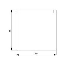 Siemens DELTA i-system Schutzkontakt-Steckdose mit Klappdeckel 16A 250V Elektroweiß Un... SIEMENS-5UB1907 4001869308678 (Abb. 1)