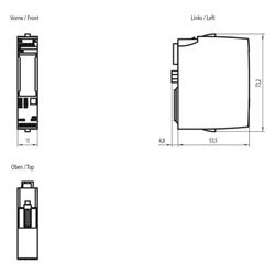 Siemens SIMATIC ET 200SP Digitales Ausgangsmodul 8 Ausgänge 0,5A 15x73x58mm I... SIEMENS-6ES71326BF010AA0 4047623408611 (Abb. 1)