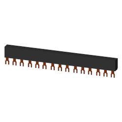 Siemens 3-Phasen-Sammelschiene 3RV19151DB Teilungsabstand 45mm für Leistungsschalte... SIEMENS-3RV19151DB 4011209504646 (Abb. 1)