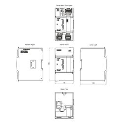 Siemens SIMATIC S7-1200 CPU 1212C DC/DC/Relais kompakt 8 digitale Eingänge 6 ... SIEMENS-6ES72121HG500XB0 4047623412366 (Abb. 1)