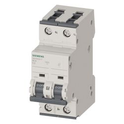 Siemens Leitungsschutzschalter 5SY42027 C 2A 2-polig 10kA 400V... SIEMENS-5SY42027 4001869181608 (Abb. 1)