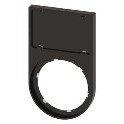 Siemens SIRIUS ACT Schildträger flach abgerundet schwarz für 17,5x27mm Schild... SIEMENS-3SU19000AS100AA0 4011209963740 (Abb. 1)