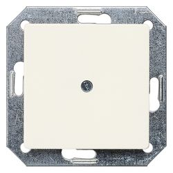 Siemens Blindplatte DELTA i-system 55x55mm Titanweiß glänzend inkl. Tragrahmen 5TG2558... SIEMENS-5TG2558 4001869045016 (Abb. 1)