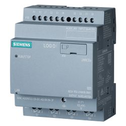 Siemens LOGO! 8.4 24 RCEo Logikmodul 8 DE 4 DA Relaisausgang 10 A AC/DC 90x71... SIEMENS-6ED10522HB080BA2 4034106034467 (Abb. 1)
