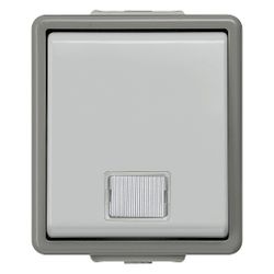 Siemens Kontrollschalter IP44 10A 250V 82x66x47mm halogenfrei 5TA4710... SIEMENS-5TA4710 4001869002507 (Abb. 1)