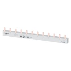 Siemens Stiftsammelschiene 10mm2 4-phasig 12TE 210mm berührungssicher 5ST3622... SIEMENS-5ST3622 4001869318387 (Abb. 1)