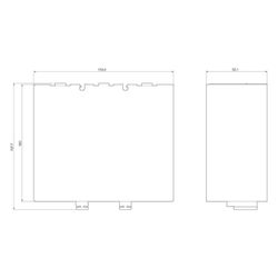Siemens Anschlussabdeckung für Schienenanschlüsse für Schütz S6 3RT19564EA1... SIEMENS-3RT19564EA1 4011209505742 (Abb. 1)