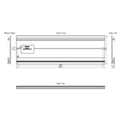 Siemens SIMATIC S7-1500 Profilschiene 482mm mit Erdungsschraube Aluminium gal... SIEMENS-6ES75901AE800AA0 4025515079361 (Abb. 1)