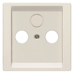 Siemens DELTA style Antennen-Zentralplatte 68x68mm Titanweiß 5TG1338... SIEMENS-5TG1338 4001869219905 (Abb. 1)