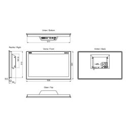 Siemens SIMATIC HMI MTP2200 Unified Comfort Panel 21,5" TFT Touch 1920x1080px... SIEMENS-6AV21283XB060AX1 4047618128050 (Abb. 1)