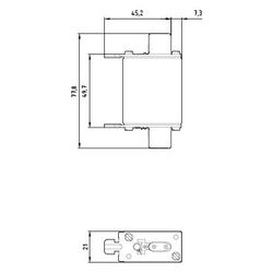 Siemens NH-Sicherungseinsatz 35A 500V AC 250V DC Baugröße NH000 Betriebsklasse gG 3NA7... SIEMENS-3NA7814 4001869071657 (Abb. 1)