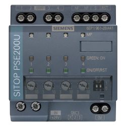 Siemens SITOP PSE200U Selektivitätsmodul 4-kanalig 10A 24VDC Schraubanschluss 80x... SIEMENS-6EP19612BA41 4025515153405 (Abb. 1)