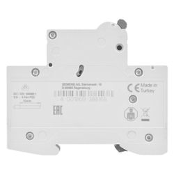 Siemens Sicherungsautomat 5SL6106-7 C 6A 1-polig 6kA 230/400V IP20... SIEMENS-5SL61067 4001869388168 (Abb. 1)