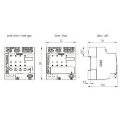 Siemens SITOP PSE200U Selektivitätsmodul 4-kanalig 10A 24VDC Schraubanschluss 80x... SIEMENS-6EP19612BA41 4025515153405 (Abb. 1)