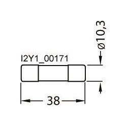 Siemens Zylindersicherung 3NW80011, 10x38mm, 6A, 500V, aM... SIEMENS-3NW80011 4001869062525 (Abb. 1)