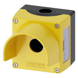 Siemens SIRIUS ACT Aufbaugehäuse 1 Befehlsstelle 22,3mm Kunststoff Gelb 85x85... SIEMENS-3SU18010AA000AC2 4011209968288 (Abb. 1)