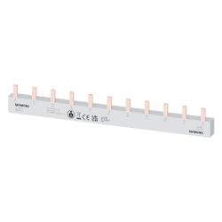 Siemens Stiftsammelschiene 3-phasig 10mm2 192mm 11TE isoliert 5ST3667... SIEMENS-5ST3667 4001869395302 (Abb. 1)